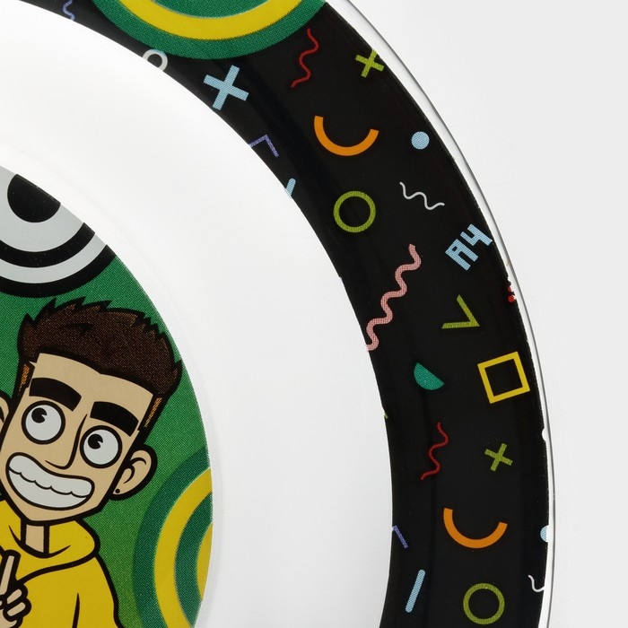 Тарелка стеклянная &laquo;Влад А4. Влад и компания&raquo;, d=19.5 см