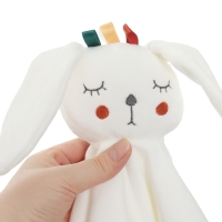 Комфортер - игрушка &laquo;Зайка Бонни&raquo;, погремушка, прорезыватель, цвет белый, Крошка Я