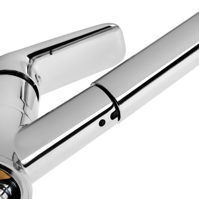 Смеситель для кухни Accoona A5416, с вытягивающейся лейкой, латунь, хром Смеситель для кухни Accoona A5416, с вытягивающейся лейкой, латунь, хром