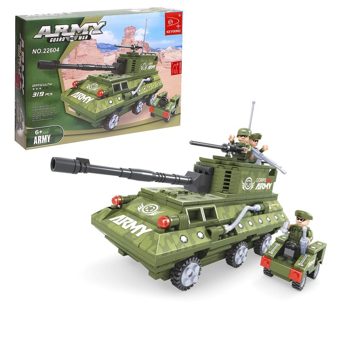 Конструктор &laquo;Десантный танк&raquo;, 319 деталей