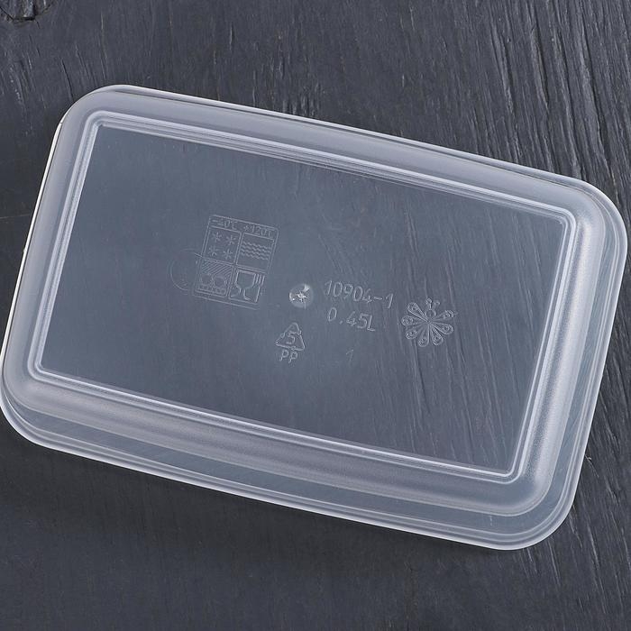 Контейнер пищевой &laquo;Лайт&raquo;, 450 мл, цвет прозрачный, крышка МИКС