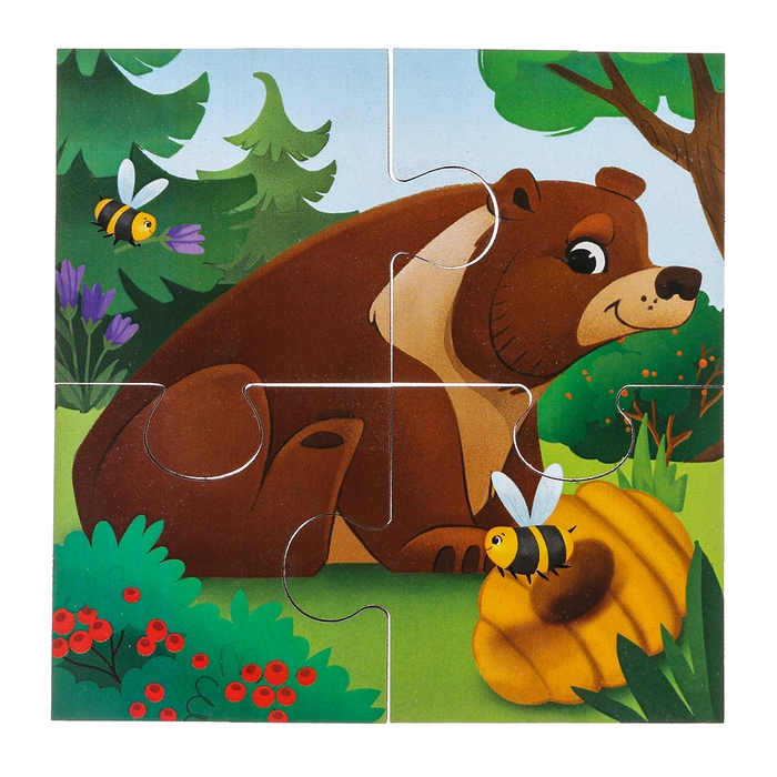 Пазлы «Лесные звери» Пазлы «Лесные звери»
