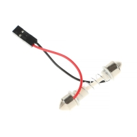 Автолампа светодиодная, 12 В, 36 SMD, два переходника, свет белый Автолампа светодиодная, 12 В, 36 SMD, два переходника, свет белый