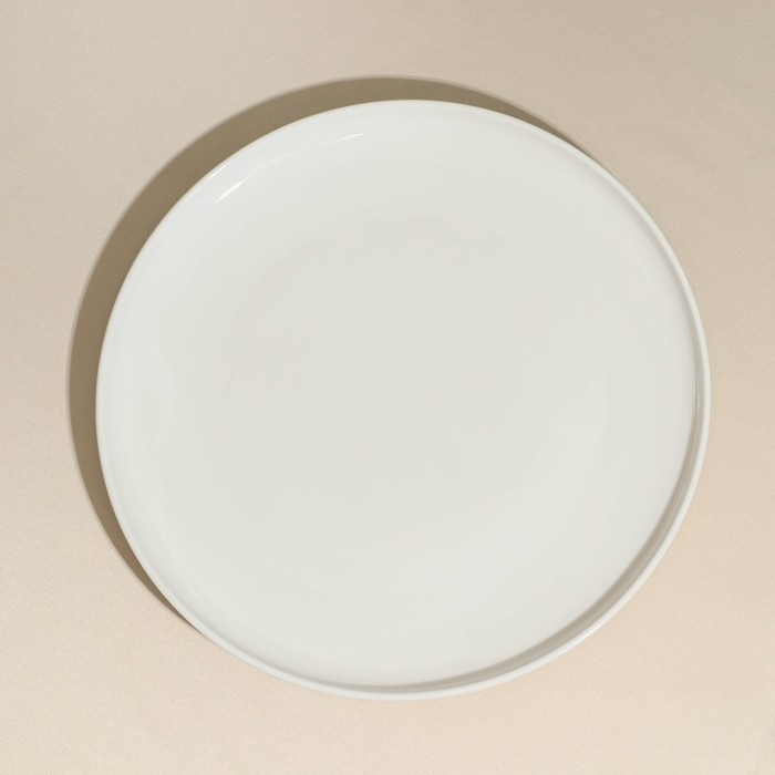 Тарелка фарфоровая Moon, d=26,5 см, белая Тарелка фарфоровая Moon, d=26,5 см, белая