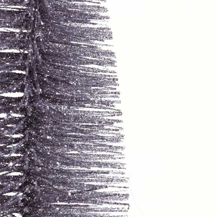 Новогодний декор &laquo;Ёлка в серебристом цвете с блёстками&raquo; 8 &times; 8 &times; 20 см