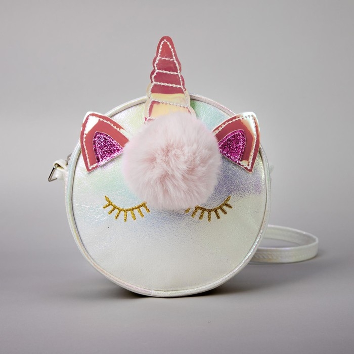 Сумка детская для девочки &laquo;Волшебный единорог&raquo;, цвет белый