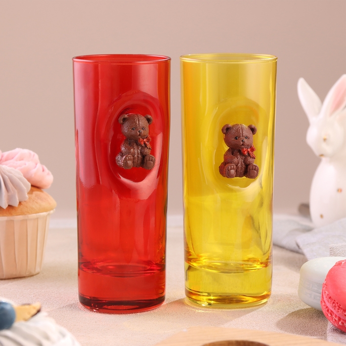Набор "2 стакана с медвежатами", 200 мл