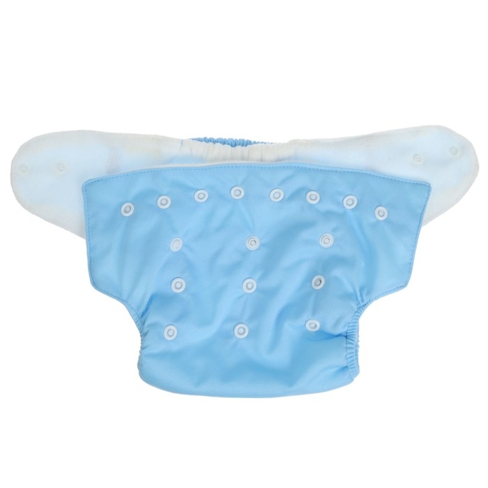 Многоразовый подгузник, 3-15 кг, цвет голубой, Крошка Я Многоразовый подгузник, 3-15 кг, цвет голубой, Крошка Я