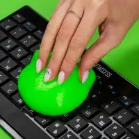 Лизун-очиститель, гелеевый,автомобильный, Grand Caratt,зелёный, 100 г