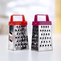 Тёрка четырёхгранная c магнитом Доляна, 3.5&times;7&times;3 см, МИКС