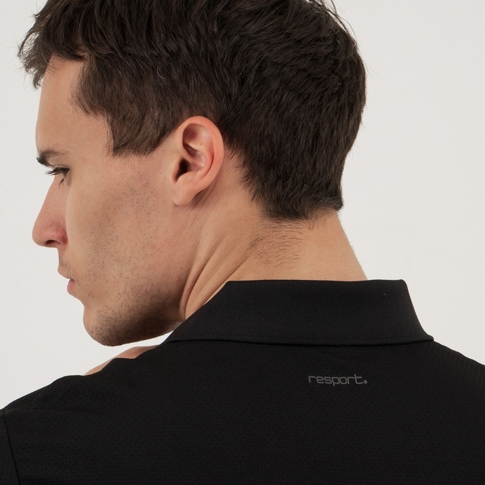 Футболка - поло мужская Resport, р. 46, цвет чёрный, спортивная