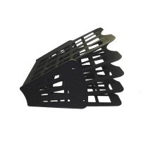 Лоток для бумаг веерный Calligrata "Доступный офис", 5 секций, черный Лоток для бумаг веерный Calligrata "Доступный офис", 5 секций, черный