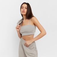 Комплект женский (рубашка, брюки, топ) KAFTAN "Base" р. 42, серый Комплект женский (рубашка, брюки, топ) KAFTAN "Base" р. 42, серый