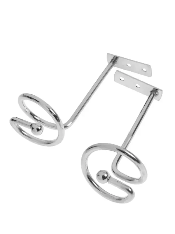 Крючок - держатель для штор на стену CAPPIO KS044, металлический, цвет хром, 2 шт