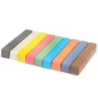 Мелки цветные школьные набор 9 шт. &laquo;Смешарики&raquo;, прямоугольные