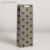 Пакет ламинированный под бутылку, 12 х 9 х 36 см Пакет ламинированный под бутылку, 12 х 9 х 36 см