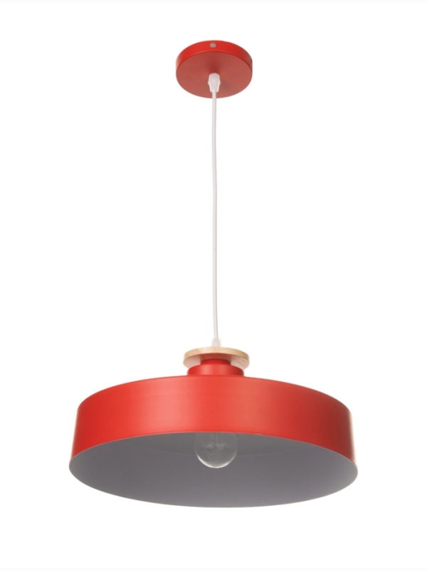 Светильник Timothy 1х40Вт Е27 пр-1м алый 32,5х32,5х12см