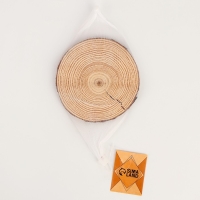 Деревянный декор &laquo;Спил дерева. Сосна&raquo;, размер: от 13 до 14 см