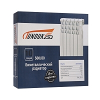 Радиатор биметаллический TUNDUK 500 x 76 мм, 10 секций Радиатор биметаллический TUNDUK 500 x 76 мм, 10 секций