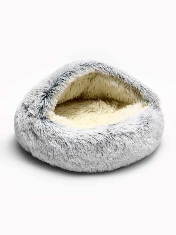 Лежанка для животных "Кокон", 50*50 см, серая