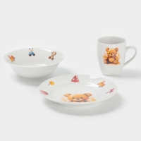 Набор посуды 3 предм. Мишутка И. у.