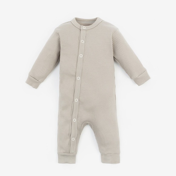 Комбинезон Крошка Я, BASIC LINE, рост 68-74 см, цвет бежевый Комбинезон Крошка Я, BASIC LINE, рост 68-74 см, цвет бежевый