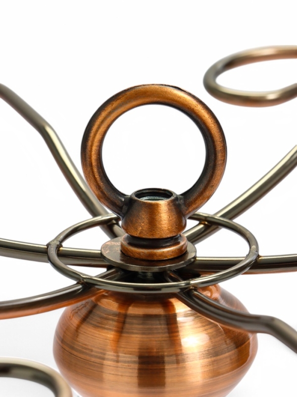 Подставка для бокалов, бронзового цвета, на 6 бокалов