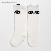 Гольфы Крошка Я «Панда» 12-14 см, цвет молочный Гольфы Крошка Я «Панда» 12-14 см, цвет молочный