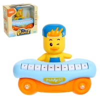 Музыкальное пианино &laquo;Утёнок&raquo;, 10 клавиш, работает от батареек