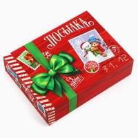 Коробка для сладостей «Посылка», 20 х 15 х 5 см, Новый год Коробка для сладостей «Посылка», 20 х 15 х 5 см, Новый год