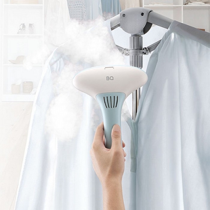 Отпариватель BQ SG5005S, напольный, 1800 Вт, 1500 мл, 38 г/мин, бело-голубой Отпариватель BQ SG5005S, напольный, 1800 Вт, 1500 мл, 38 г/мин, бело-голубой