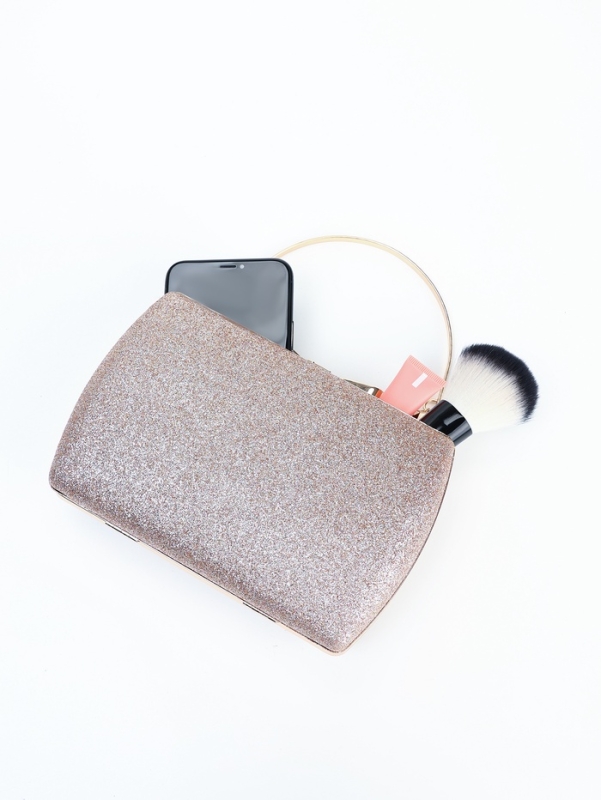 Сумка жен, 18.5*4.5*12, отд на фермуаре, цепь, розовый