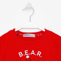 Пижама новогодняя детская KAFTAN "Bear" размер 30 (98-104)