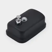 Диспенсер для жидкого мыла St&ouml;lz, механический, 500 мл, нержавеющая сталь, чёрный