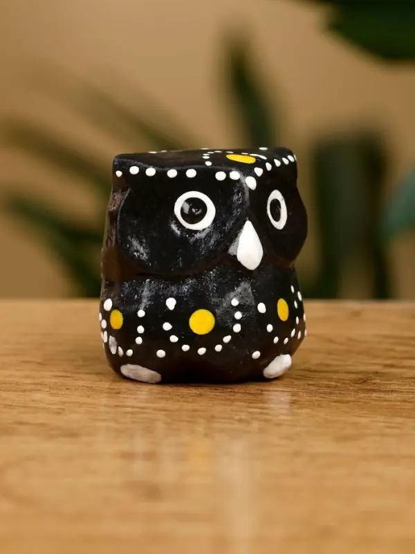 Набор сувенирный "Совушки" дерево Албезия (5 штук), 3 см