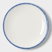 Тарелка пирожковая "Blue Lagoon" Magistro 16см 16,6х1,7, цвет белый, синий