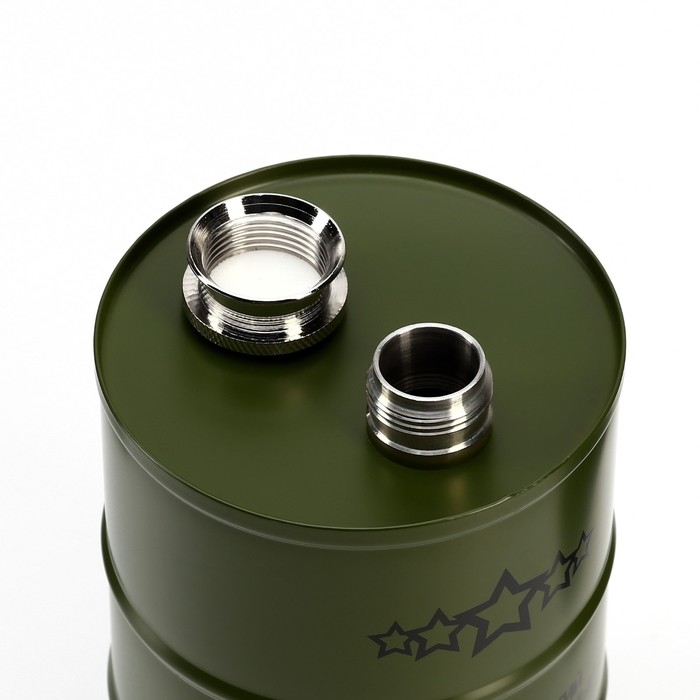 Фляжка для алкоголя и воды, 750 мл, Фляжка для алкоголя и воды, 750 мл, "Стратегический продовольственный", нержавеющая сталь, подарочна