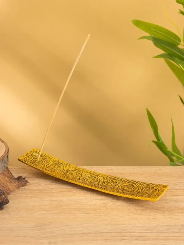 Подставка под благовония "Активация чакр" алюминий 25 см