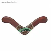 Сувенир &laquo;Бумеранг с точечной росписью&raquo;, 40&times;7&times;1 см, МИКС