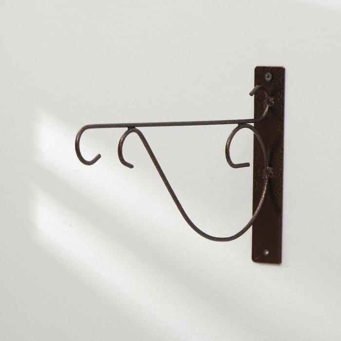 Кронштейн для кашпо, 30 см, металл, &laquo;Прут&raquo;