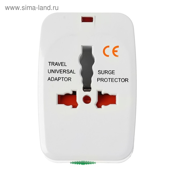 Адаптер универсальный, 3 A, 5 в 1, 220 В, белый
