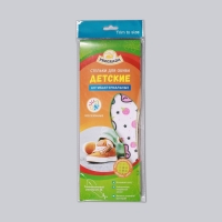 Стельки для обуви, антибактериальные, универсальные, 26-36 р-р, 23,5 см, пара, цвет МИКС