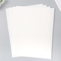 Фетр 2 мм "Белый" набор 4 листа 30х40 см