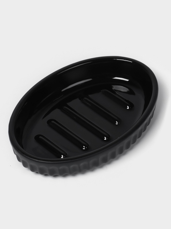 Набор для ванной "Блеск" 3 предмета (дозатор для мыла, стакан, мыльница)