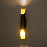 Бра "Тубус" 2хGU10 35Вт черный золото 6х6х47см Бра "Тубус" 2хGU10 35Вт черный золото 6х6х47см