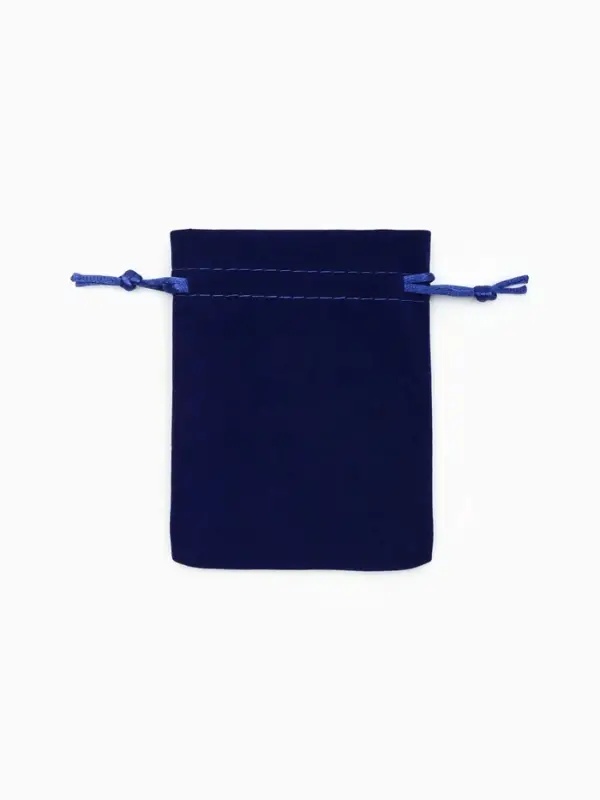 Набор бархатных подарочных мешочков 50шт. "Классика", 9*12, цвет синий (4621403)