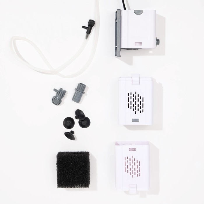 Фильтр внутренний JINGYE JY-9200F High-end, бесшумный, двухсекционный, 1000 л/ч, 15 Вт