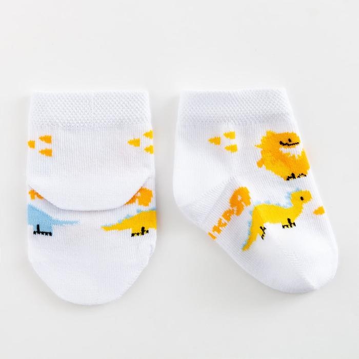 Набор носков Крошка Я &laquo;Динозавр&raquo;, 2 пары, 6-8