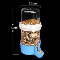 Поилка для птиц 7,3 х 15 см, 480 мл, синяя Поилка для птиц 7,3 х 15 см, 480 мл, синяя