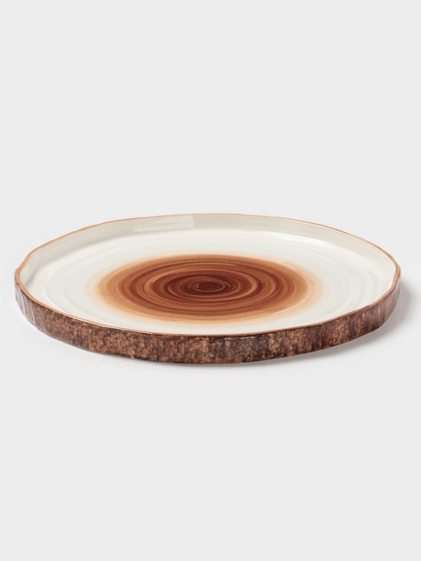 Тарелка плоская Magistro "Wood" 25см 25,3х1,8 см